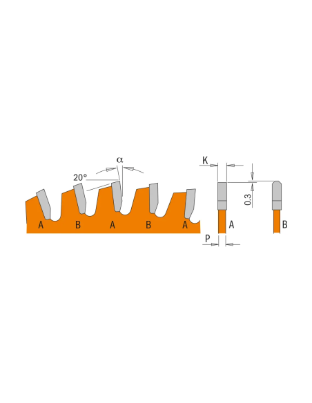 Panza circulara versatile pentru materiale neferoase