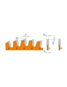 Panza circulara Z48 pentru taieri precise material neferos 2