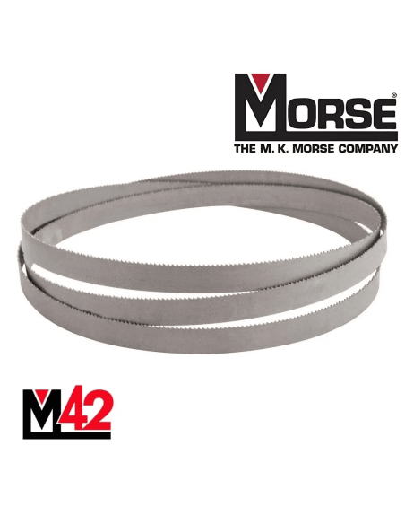 Panza pentru fierastrau cu banda M42 Bi-Metal 2360 x 19,0 x 0,90 mm - 6/10 TPIMORSE