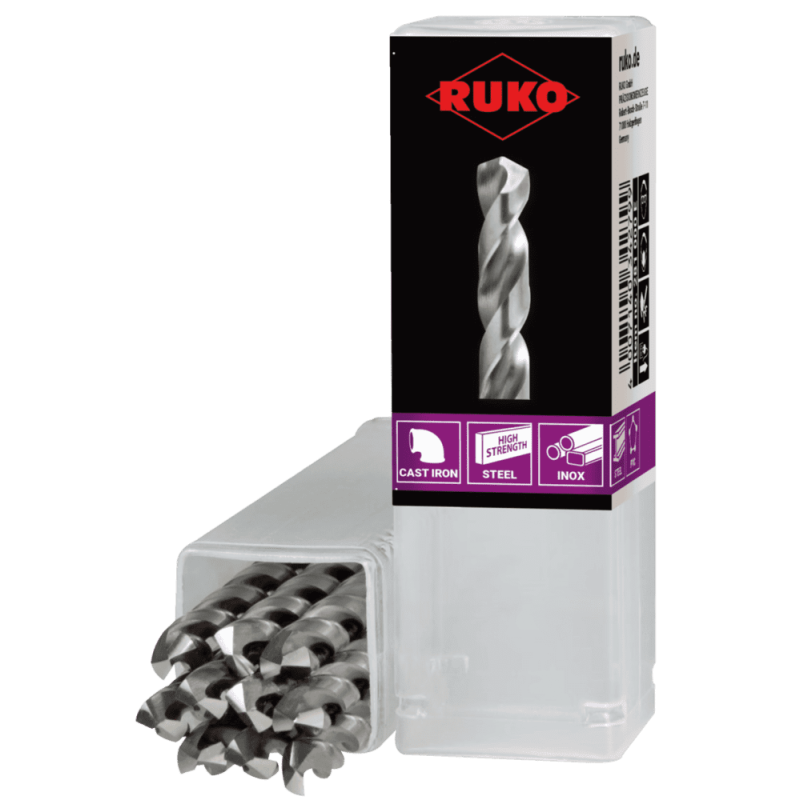 Burghiu elicoidal 1mm HSSE-Co8 pentru metale dure