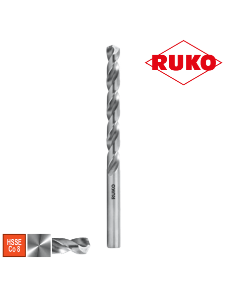 Burghiu elicoidal RUKO pentru metal, diametru 1,6 mm