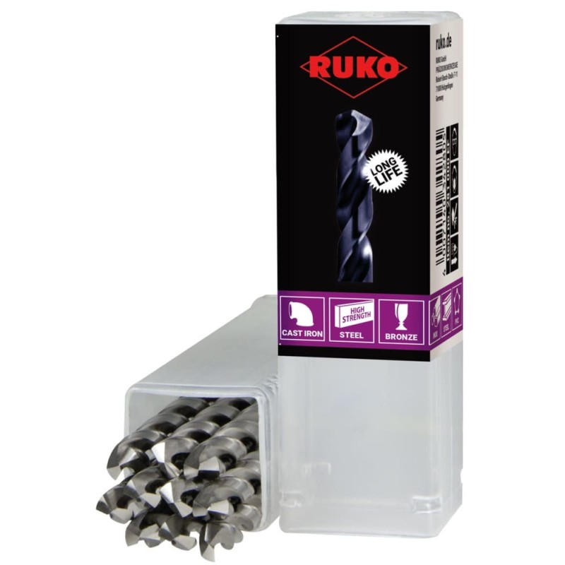 Burghiu elicoidal HSSE-Co8 1.2mm, rezistent si precis