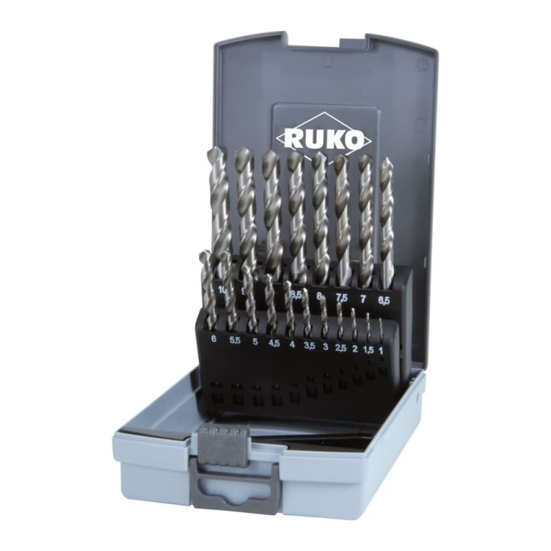 Set burghie elicoidale RUKO, performanta metal