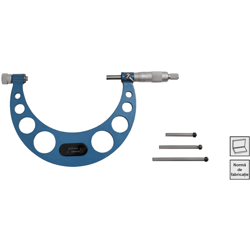 Micrometru exterior FORMAT, precizie de 0.01 mm