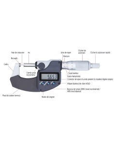 Micrometru digital IP65 ergonomic cu display clar 2