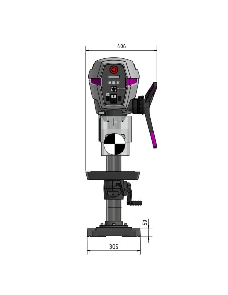 Masina de gaurit OPTIdrill DP 26-T pentru precizie industriala