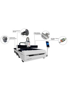 Masina de taiat laser FIBER LF2010EP pentru precizie 2