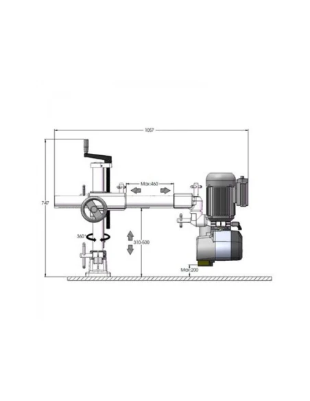 Dispozitiv avans mecanic Feedmax 38, ideal pentru precizie