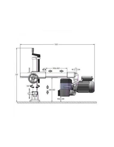 Dispozitiv avans mecanic Feedmax 38, ideal pentru precizie