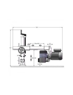 Dispozitiv de avans mecanic Feedmax 48 cu 4 role robuste 2